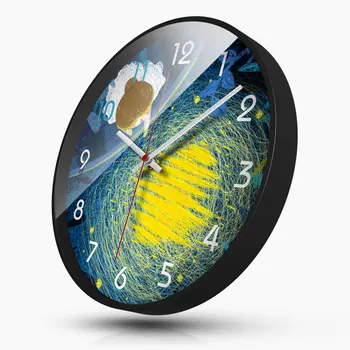 Lux Ceas de Perete Metal Art Creative Ceasuri Mari de Perete Home Decor Camera de zi Dormitor Tăcut Horloge Murale Idei de Cadouri FZ128