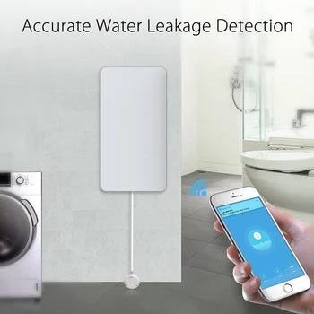 Scurgeri de apă de Alarmă Tuya Inteligent Wifi Independent WIFI Senzor de Scurgere a Apei Detector de Alertă pentru Inundații Preaplin Smart Security Alar