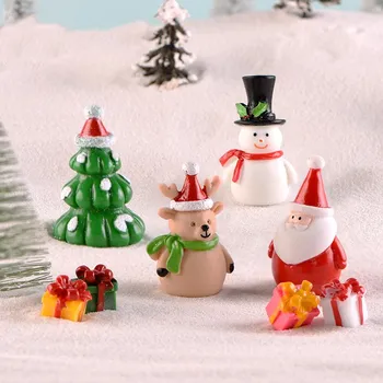 [HHT] MIX de Crăciun, om de Zăpadă Micro-peisaj Zăpadă Bonsai Ornamente Moș Crăciun Breloc cu Pandantiv Rasina Decoratiuni de Craciun Cadouri