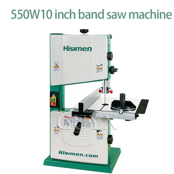 10 inch Văzut Mașini de prelucrare a Lemnului Band-Saw Machine 550W DIY Model Hobby Masa de Taiere pentru prelucrarea Lemnului Multi-Funcție