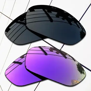 E. O. S 2 Perechi Black & Violet Polarizat Lentile de Înlocuire pentru Oakley Monstru Câine ochelari de Soare