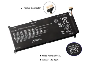 Kingsener LP03XL Baterie Laptop Pentru Hp Envy 14-J 15T-AE M6-P Envy 15-AE015TX AE016TX AE018TX M6-P113DX P013DX HSTNN-DB7C DB6X