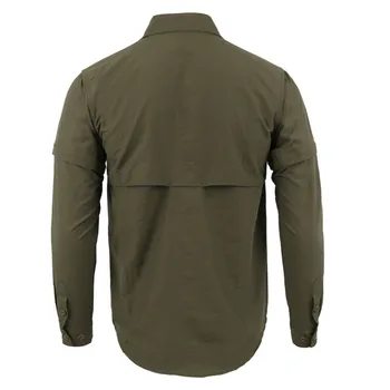 Moda Tricou Barbati Uscare Rapidă Casual Militare Culoare Pură Maneca Lunga Camasi Usoare, Confortabile Topuri de înaltă calitate