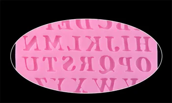 Silicon Scrisoare Alfabet Tăvi de Mucegai Ciocolata Tort Fondant de Decorare DIY Instrumente