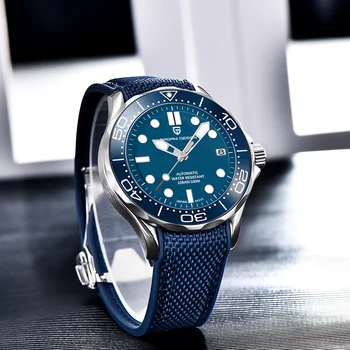 PAGANI DESIGN ceas automatic barbati de moda ceasuri mecanice pentru bărbați safir oglindă NH35 100M rezistent la apa Ceasul om Reloj Hombre