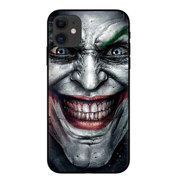 2019 film Joker Joaquin Phoenix Negru moale cu capac de silicon telefon caz pentru iPhone 11 Pro XS Max XR X 8 8Plus 7 7Plus 6 6S Plus 5S