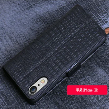 Din piele cataramă magnetică portofel caz de telefon slot pentru card pentru Apple iPhone XR/iPhone XS/iPhone X în picioare portofel telefon sac