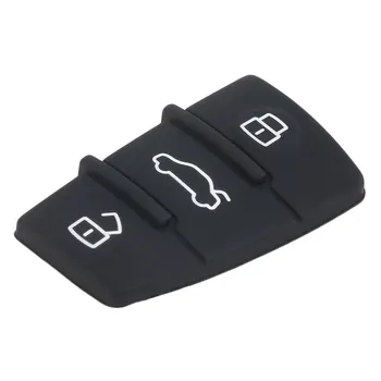 3 Butonul de Înlocuire Tampon de Cauciuc de la Distanță Cheie Fob Pentru A3 A4 A5 A6 A8 Q5 Q7 TT S-LINE RS