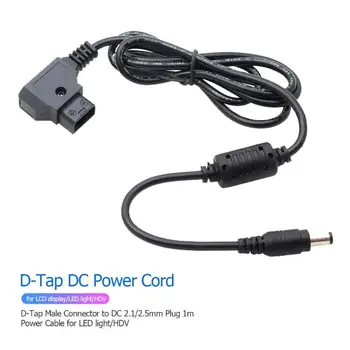 1 m D-Atingeți 2 Pini pentru Alimentare DC Linie 2.1/2,5 mm cablul de Alimentare Adaptor Practic, Durabil și în condiții de Siguranță pentru LED/LCD/HDV