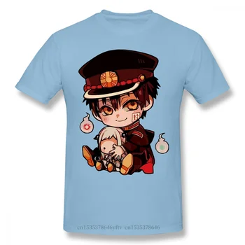 2021 Agrement de Moda bumbac T-shirt Toaletă Legat Hanako Kun Nene Kou Anime pentru Bărbați Rece Amuzant Crewneck