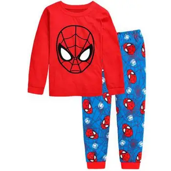 2-7 ani băieți fete pijamas bumbac copii pijamale pijamale copii pijama set Șurub mașină de copil băiat haine set