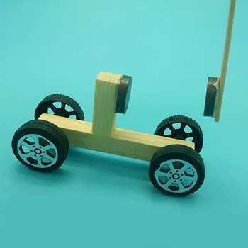 Copii High-tech de Producție Mici Model Jucării Educative pentru Copii DIY Manual Experiment științific Magnetic autovehicul Asamblat de Jocuri