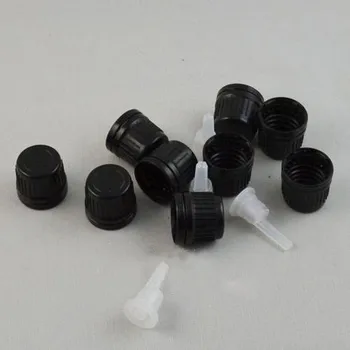 20ML flacoane din Sticlă brună Negru șurub capac inviolabil Gol Ulei Esențial Sticla de Suc de Ser recipient 20CC mic Eșantion Flacoane