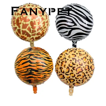 18inch Animal Print Baloane Folie Aniversare de Nunta Pădure Partid Decor Baloane Heliu Tigru, Leopard, Șarpe Zebra, Girafa Duș