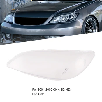 Masina de Partea din Față Faruri Obiectiv Clar Abajur de Acoperire Coajă pentru 2004-2005 Honda Civic 2Dr/4Dr