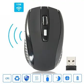 Mouse-ul fără fir Bluetooth Computer Mouse-ul DPI Reglabil Șoareci fără Fir De 2,4 Ghz USB mouse-urile Optice Pentru Laptop PC