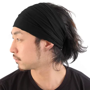Confortabil Usor Largă Hairband Unisex Sport De Funcționare Accesorii De Par Japoneză Bandană Benzi Pentru Bărbați Și Femei