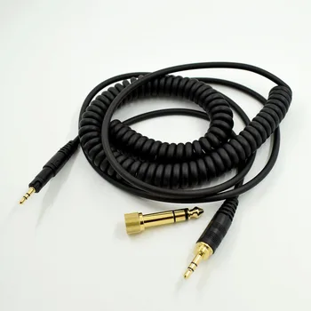 Căști Adaptor de Primăvară Cablu Audio Cablu cu Fir de Înlocuire pentru ATH-M50x ATH-M40x HD518 HD598 HD595 Cască