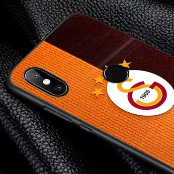 Galatasaray SK Turcia Anti-toamna Caz de Telefon pentru Xiaomi Mi Lite 10 9T CC9 Pro Nota 10 9 8 A3 A2 A1 Lite se Amestecă 3 Capac Negru