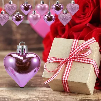2021 Noi Produse 36pcs Valentine Decoratiuni Inima Ornamente Romantic Ziua Îndrăgostiților Cadouri Decor Acasă Cadou