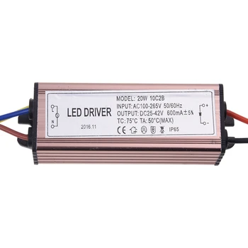 20W LED Driver Power Converter Driver de Curent Constant Impermeabil Transformator