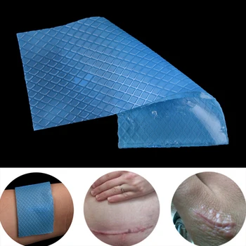 Silicon Reutilizabile Gel Acnee Cicatrice Foaie de Terapie Silicon Patch Elimina Trauma Arde Foaie Repararea Pielii 3.5*12cm