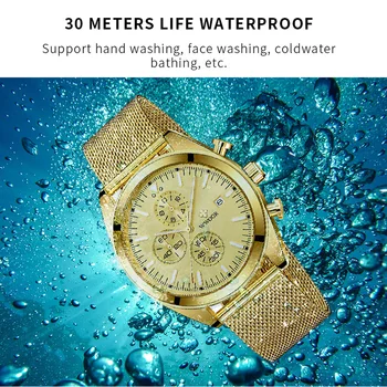 WWOOR 2021 Noua Moda Barbati Ceas Brand de Top de Lux Ceas de mână Cuarț Ceasuri pentru Bărbați Impermeabil Sport Cronograf Relogio Masculino