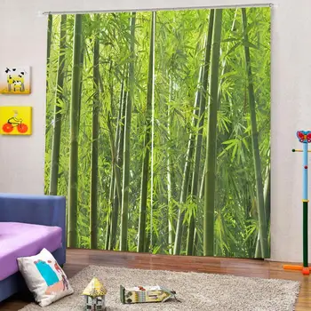 Bambus verde imagini de fundal pentru dormitor, living, hotel home office imagini de fundal 3d tapet