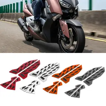 Pereche de Aluminiu Motocicleta pentru Picioare, Suport pentru picioare Pas Pad pentru Yamaha NMAX155 NMAX125 2016 2017 Motor Accesorii pentru Picioare