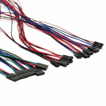10buc/lot 70cm 4Pin Cablu de sex Feminin-de sex Feminin de Șuntare pentru Arduino Imprimantă 3D, Reprap AL