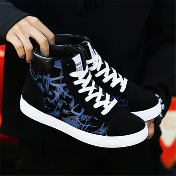 Pantofi noi om de primăvară Confortabil de Înaltă Calitate de Top Pantofi Barbati Casual Pantofi Respirabil Zapatilla Hombre dimensiune 39-44 negru