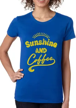 Femei T Shirt Soare și Cafea Rece de Vară, de Sus, Vacanta, Tricou Nou-veniți Harajuku Print T Shirt de Vară 2020