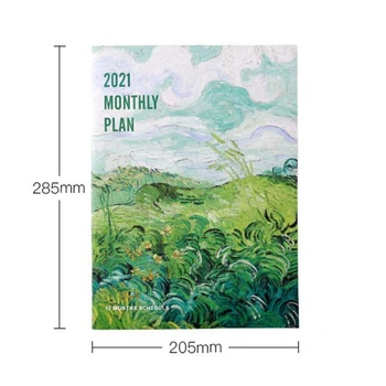 Creativ Pictura Serie De Notebook-Uri A4 Jurnal Notepad Cerul Înstelat Planta Verde Journal Note Carte Școala De Papetarie