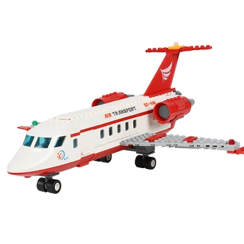 City Avion Blocuri Seturi De Cărămizi De Transport Aerian Cifre Model Seria Technic Jucarii Pentru Copii