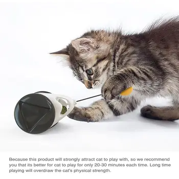 Smart Pisică Jucărie Cu Roți Automată Pisica Jucarii Interactive Rotativ De Mod Amuzant Nu Plictisitor Bunuri Pisică Nu Este Nevoie De Reîncărcare
