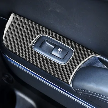 Fibra de Carbon Autocolant Auto a Plecat de Conducere din Fibra de Carbon Cadru Panou Autocolante Durabil Adeziv Decorare Auto pentru Dodge Charger