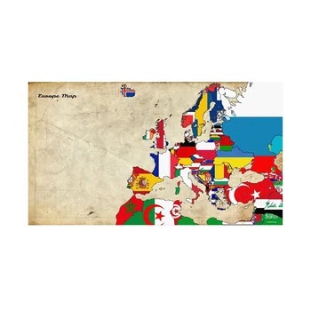 1 BUC Harta Lumii 90*60cm Europa Harta Lumii Non-Țesute Autocolant de Perete de Hârtie Orizontale pentru Camera de zi Acasă Rechizite de Birou