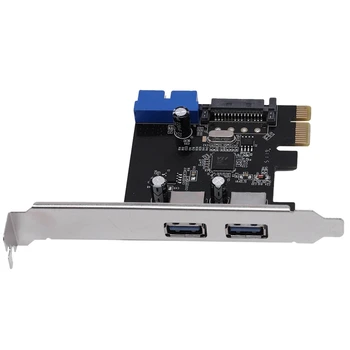 PCIE pentru 2 Porturi USB 3.0 Card de Expansiune Desktop Fața 19/20 Pin Interfață pentru Windows XP/7/8/8.1/10