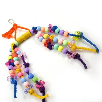 Legendog Papagal Ruperea Jucărie Acrilice Margele Colorate Papagal Guma de Jucarie Papagal Musca Jucărie pentru Păsări Cușcă de Jucărie Jucării de Formare