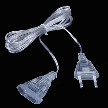 Putere Cablu de Extensie Plug Extender Sârmă Pentru LED String Aprinde Luminile de Crăciun