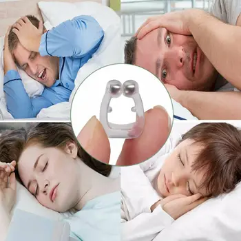 Bărbați Femei Clipple Magnetic Anti Sforăit Opri Sforăit Clip Nas De Somn De Dormit Ajutor