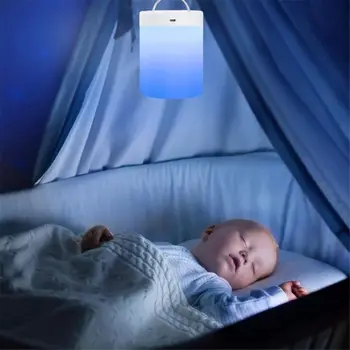 Lumina de Noapte LED, Smart Lampă Noptieră, Touch Control, Estompat, USB Reincarcabila, Portabil, Schimbare de Culoare RGB pentru Copii,
