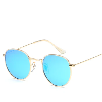 Moda Polarizat ochelari de Soare Pentru Barbati Femei Designer de Brand Rotund Vintage Retro Ochelari de Conducere stil de stradă cerc ochelari