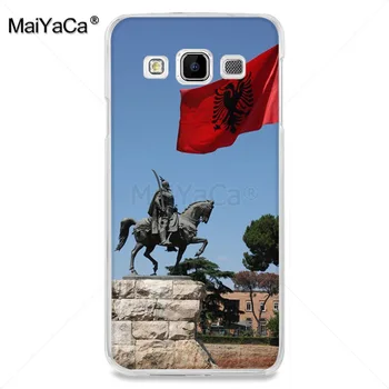 MaiYaCa Albania flag Fierbinte de Vânzare de Moda de Lux acoperi caz de telefon pentru samsung A510 A3 A7 A8 A9 nota 4 note3 caz funda