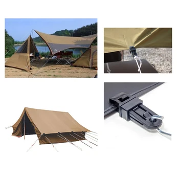6 BUC/Set Vânzare Corturi Batere de Vânt Coarda Copertine Clemă în aer liber Camping din Plastic Clip Tent Corturi Clip Accesorii 2018
