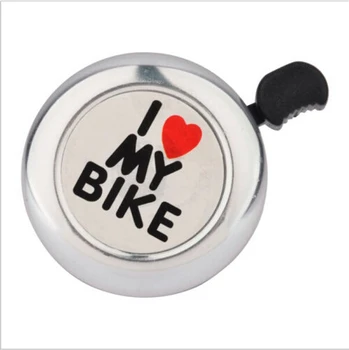 Imi Iubesc Bicicleta Tipărite Clar Sunet Drăguț Bicicleta Alarmă de Avertizare sună Clopotul pentru Copii Alb Rosu Negru Accesorii pentru Biciclete