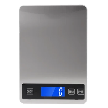 LCD Digital Electronic de Bucatarie Scară 22lb/10kg de Încărcare Buton Tactil rezistent la apa de Gătit Mâncare la Scară Mare Precizie 10kg/1g