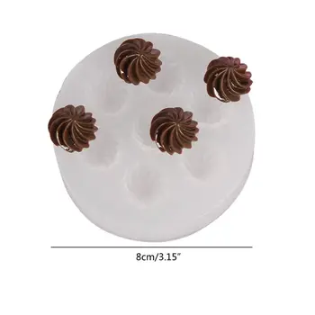 Manual de Biscuiti Desert Alimente Mucegai Inima de Flori de Gheață Crema Pandantiv Rasina de Turnare de Flori Uscate de Rășină Decorative DIY de Mână Meserii