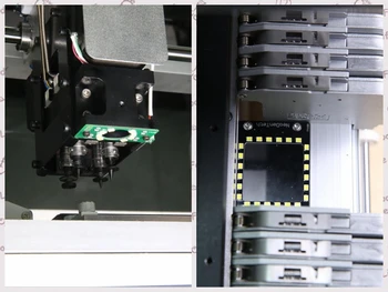 SMT Linie PCB Lipit Aparatul Vizual Poziția de Plasament Mașină NeoDen4 max 48 Alimentatoare 2 Camera+4Heads și Samsung Duza