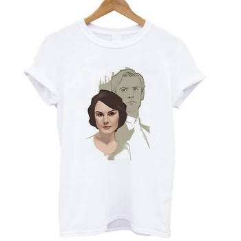 Downton Abbey Femei T-shirt de Vară 2020 Top Casual Femei O-gat Maneci Scurte Moda Casual T-shirt HarajukuWomen Îmbrăcăminte